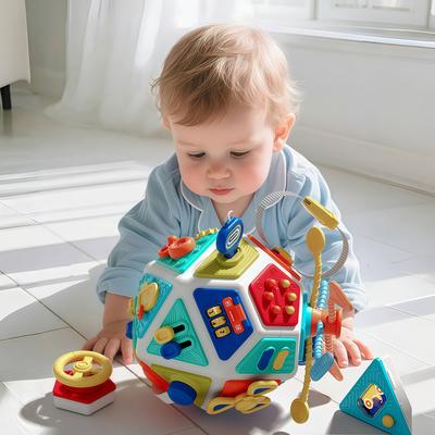 22-in-1 Toddler Busy Cube Toys Montessori Sensory Toys for Toddler Educational  Activities Learning Travel Toy  Fine Motor Skill