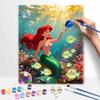 Disney Digital Oil Painting Diy Oil Painting Little Mermaid Underwater Hand Painting Living Room Bedroom Decoration Painting