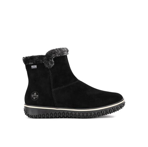 Rieker Z4266-00 Black Ankle Boots