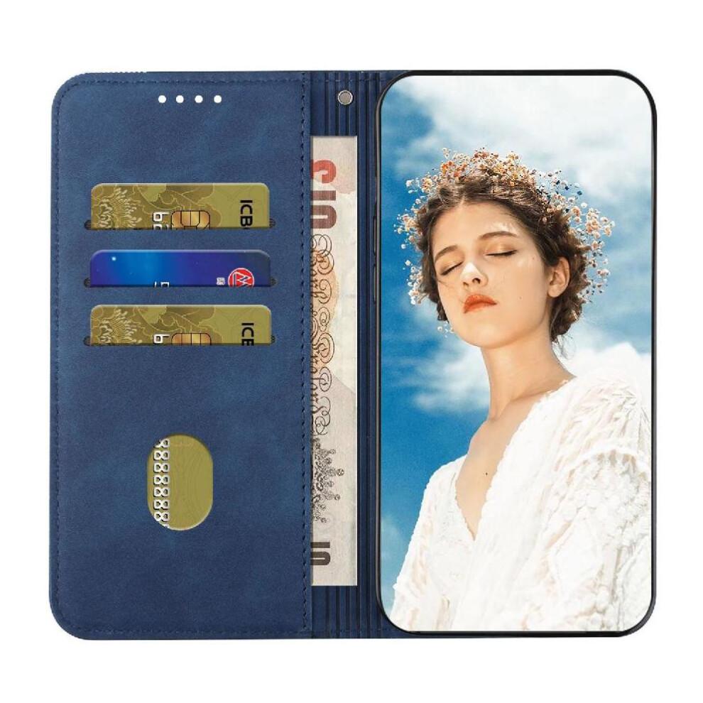 (Blue) Case for Samsung Galaxy A36 5g Card Slots Holder Folio Flip Pu Leather Magnetic Wallet Kickstand