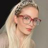 Square Frame Anti Blue Light Glasses for Women 2026 Ins Fashion Dopamine Colored Glasses Trend Glasses Frame Who
