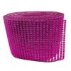 1 Yard Rhinestone Plastic Ribbon Roll Mesh Wrap Wedding Decoration