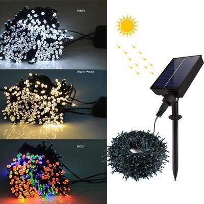 10M-100M Solar Powered Fairy Lights Christmas Street Garland Led String Strip Light Outdoor Waterproof for Garden Wedding Lamp