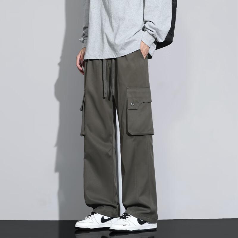 Men's American Trendy Loose Straight Cargo Pants