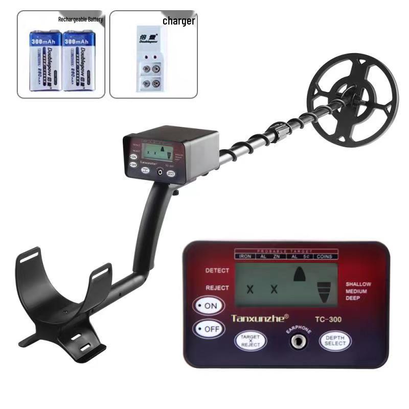 

Tanxunzhe TC-200 Зовнішній металодетектор для пошуку скарбів TC-300 with Charger