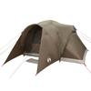 Vidaxl Family Tent, 6-Person, Brown, Green, Waterproof