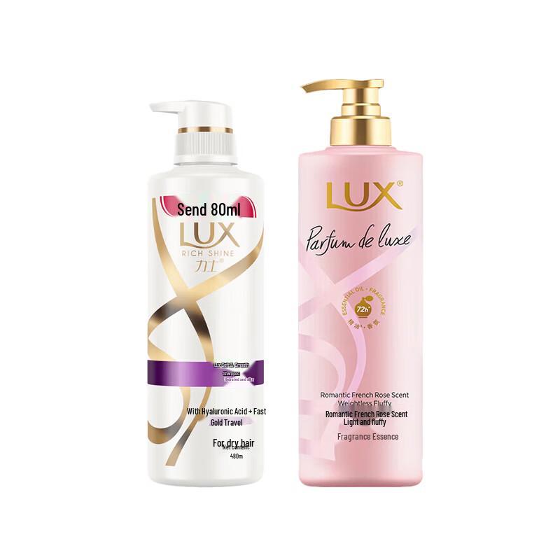 Lux Hydrating Silky Smooth Shampoo & Rose Garden Fragrance Conditioner Set