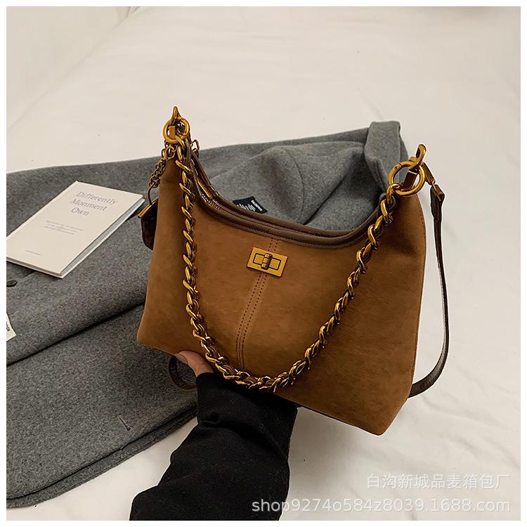 

Stylish and simple tote bag women s 2025 winter new large-capacity commuting shoulder bag niche trendy small bag