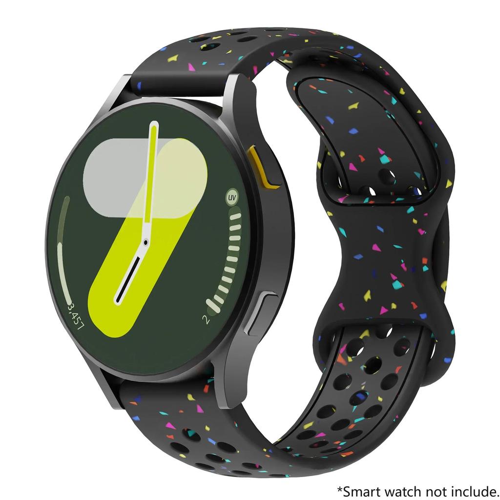 18mm 20mm 22mm Silikonrem för Samsung Galaxy Watch 7 6 5 4 5Pro 6Classic Armband för Huawei Watch GT5 4Pro 3 46mm 18mm Band