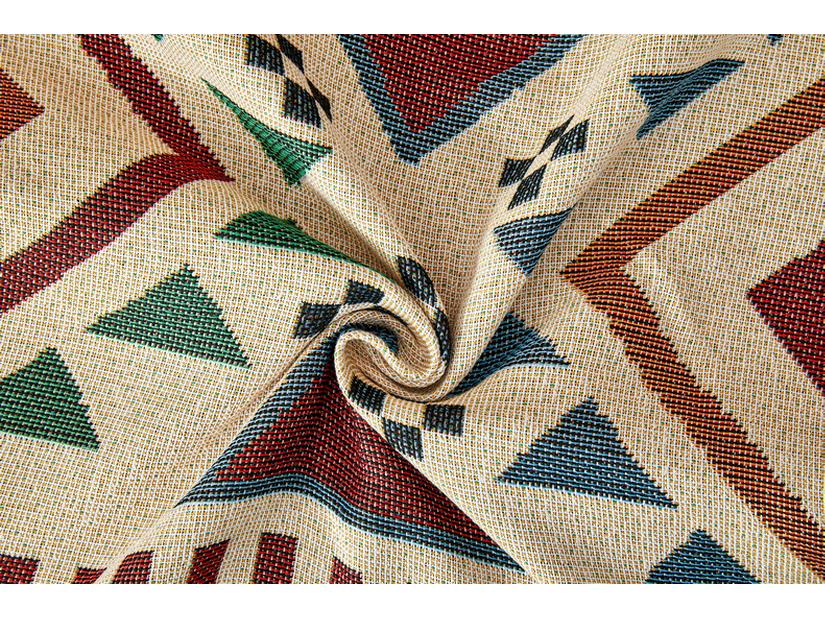 Bohemian Style Non-Slip Sofa Cushion Cover - Full One-Piece for Three-Seater