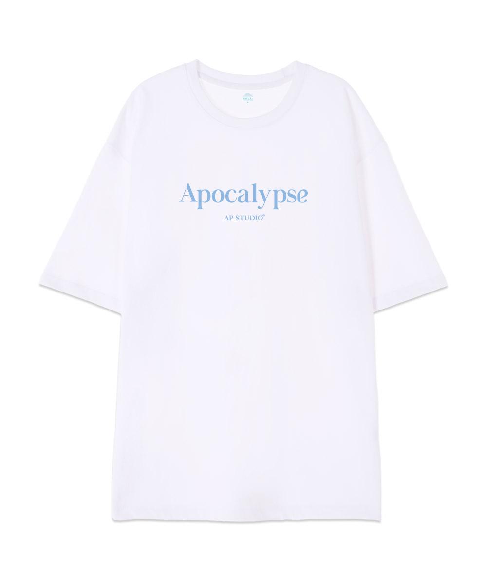 Astral Projection [Oversized] Apocalypse 13-Count Cotton Round Neck Short Sleeve T-Shirt_White L