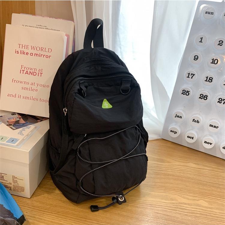 

2024 новый нишевый высококачественный рюкзак, модный, крутой, модный, рюкзак для езды на велосипеде, персонализированный рюкзак для отдыха чёрный