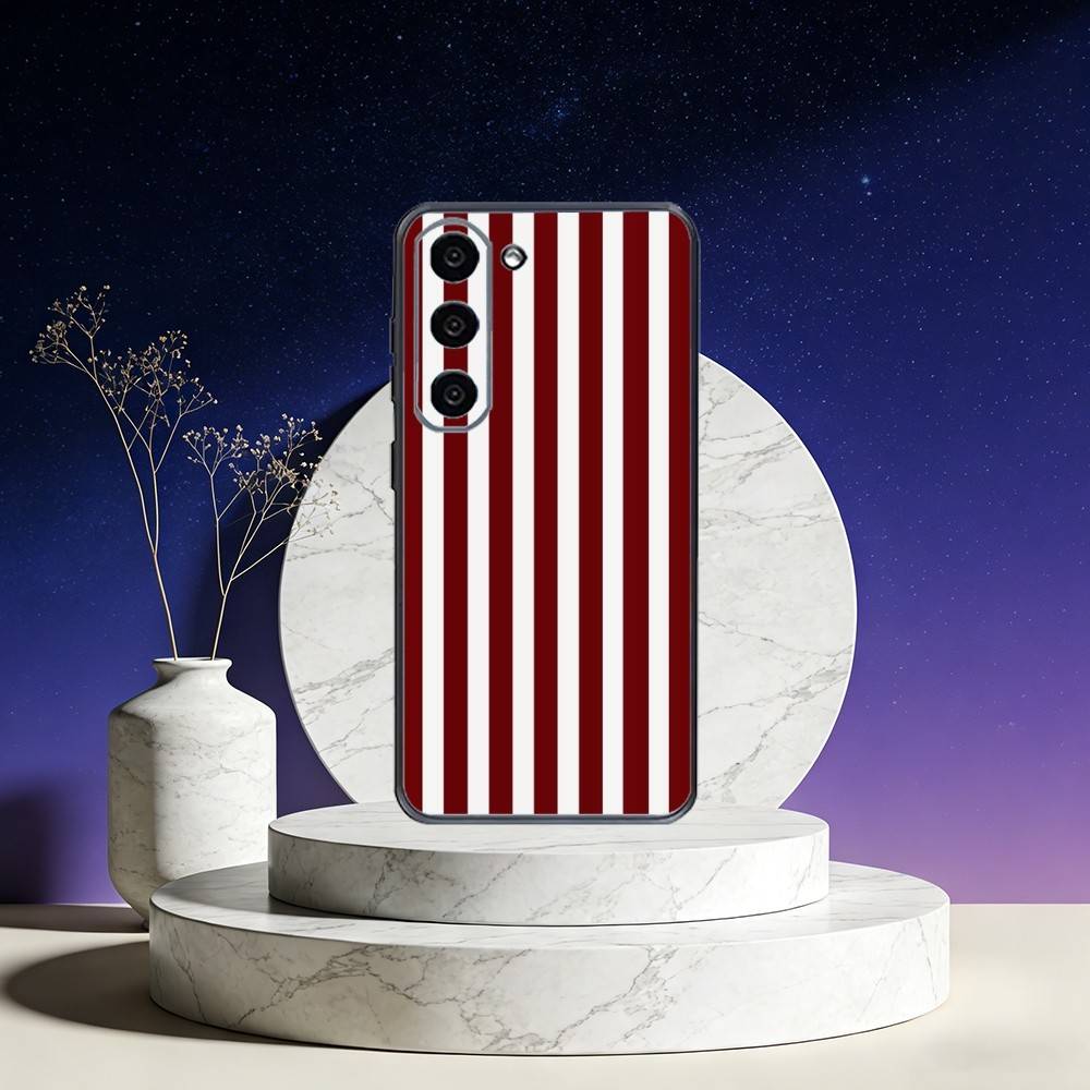 Stripe pattern Phone Case For Samsung Galaxy A73,A72,A71,A70,A53,A52,A51,Others Soft Black Cover