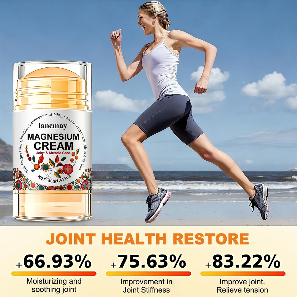 Magnesium Cream Stick-Reduce Swelling By Promoting Local Blood Circulation-Enhance Joint Flexibility-40g