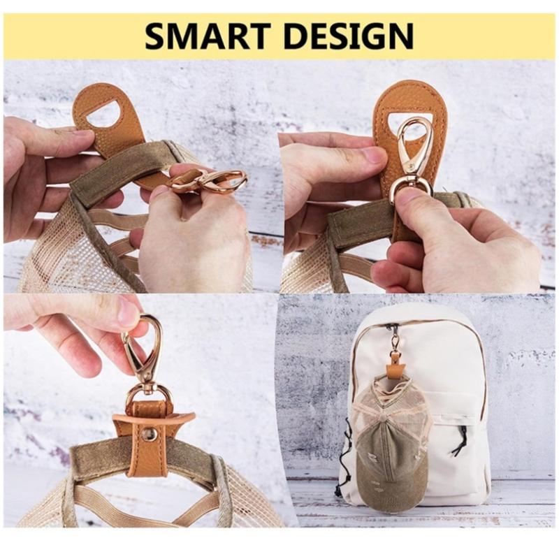 Multiple Functional Hat Clip for Adult Kids Hat Clips On Bag Hat Holder for Travel Hat Keeper for Outdoor Travel