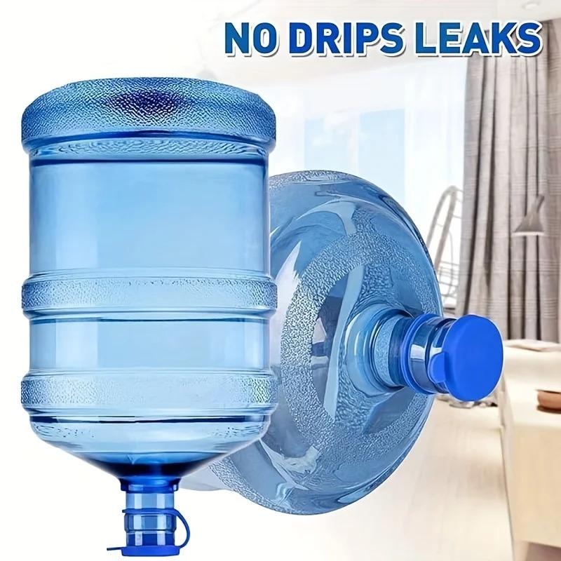 4 Stück Gallonen-Spender Wasserflaschenverschluss Silikon Wiederverwendbarer Ersatzverschluss Auslaufsichere Flaschenverschlüsse für 2,1 Zoll/55 mm Wasserflasche