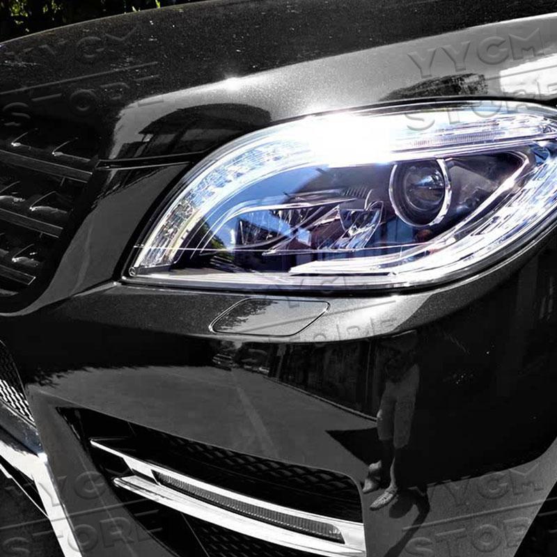 Car Headlight Washer Cap Cleaning Cover Left Right For Mercedes-Benz ML-Class W166 X166 ML 350/550 OEM:1668600108 1668600208