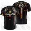 2025 Summer Print OKTAGON Fighting Fighter Fans Uniform Men Women Breathable Round Neck Short Sleeve Man Casual T-shirt Jersey