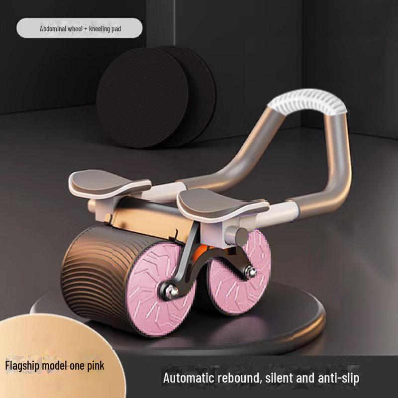 Roată Abdominală Automată cu Suport pentru Cot - Echipament de Casă pentru Arderea Grăsimilor și Tonifiere