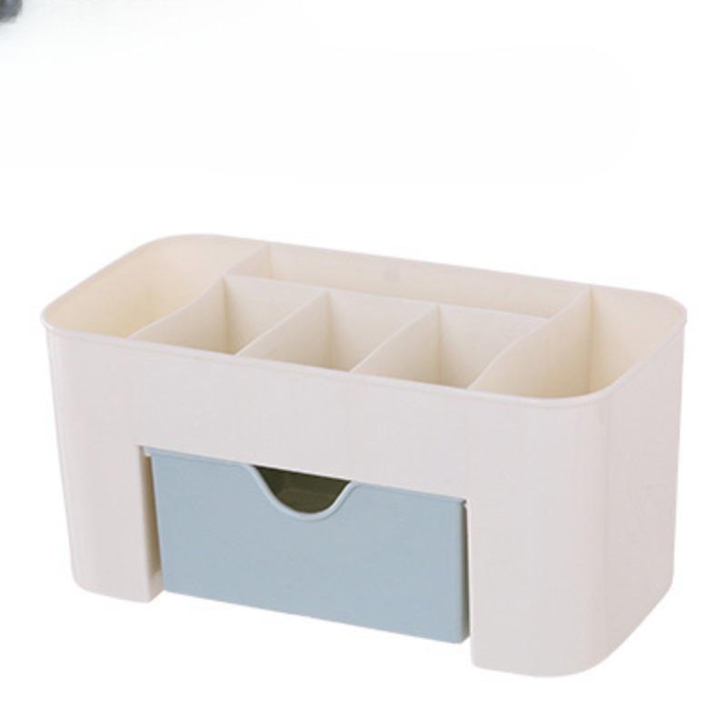 Drawer Cosmetics Storage Box, Multi-functional Makeup Brush Organization Box, Desktop Skin Care Products Compartmentalized Grooming Box