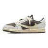 Baskets Travis Scott x Air Jordan 1 Retro Low OG PS Reverse Mocha pour enfants Marron Sail University-Red DO5442-162