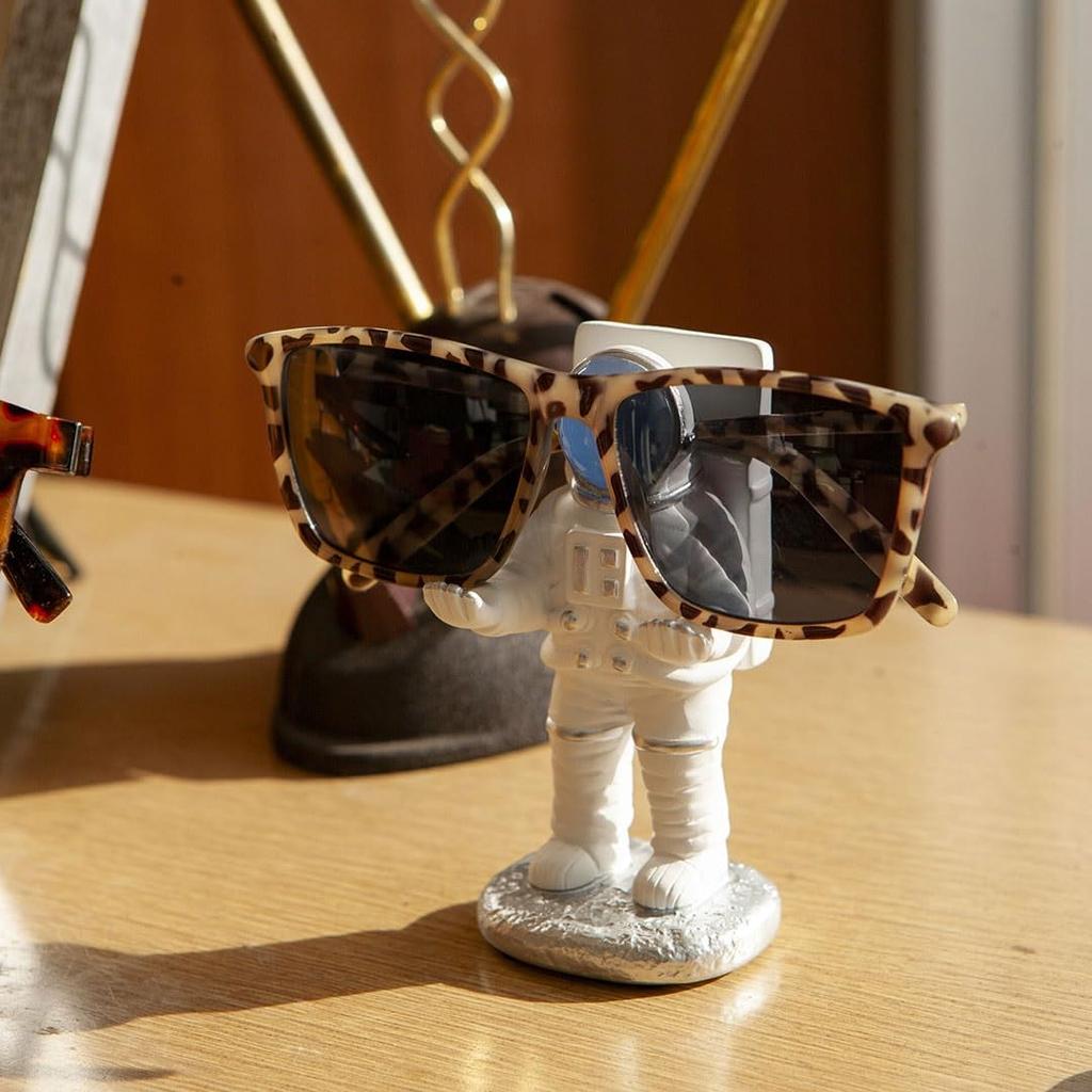 Dulton Astronaut Glasses Holder White A Safeguard for Your Precious Glasses Astronaut Height Width Depth - Glasses. Stand, Holder, Display, Design.
