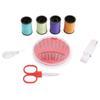 64PCS Sewing Kits DIY Household Color Sewing Machine Thread Repair Line Workbox Hand Sewn Bottom Thread Accessories Sets TMZ