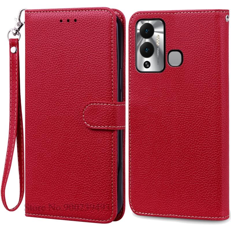 Pro Infinix Hot 12 Play Pouzdro Peněženka Kožený Vyklápěcí Kryt Pro Infinix Hot 12 Play NFC Pouzdro X6816C X6816 X6816D Kryt Coque Fundas