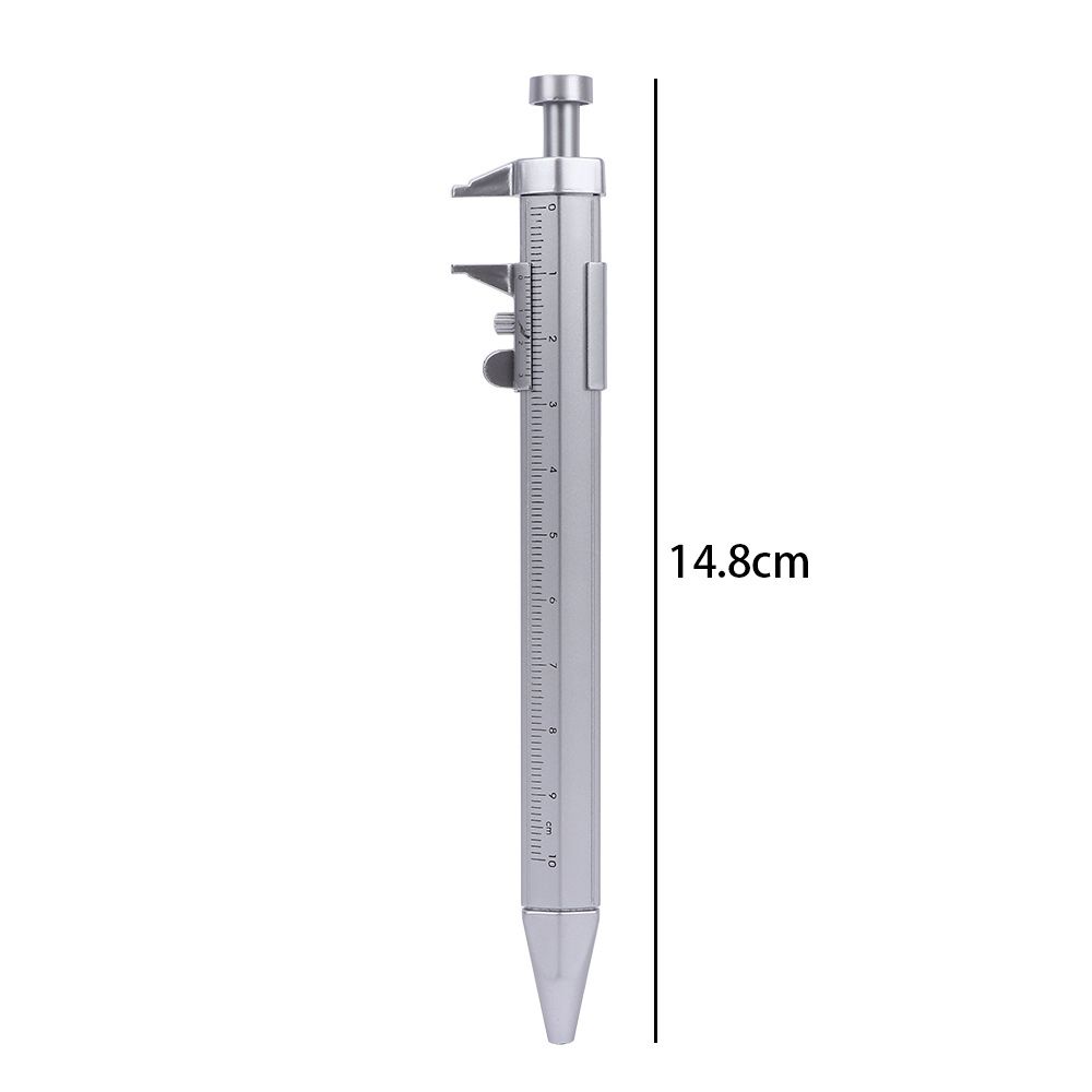 Creative with Blue Refill Ballpoint Ballpen Stationery Cursor Gifts Scale Ruler Pen School Office Supplies