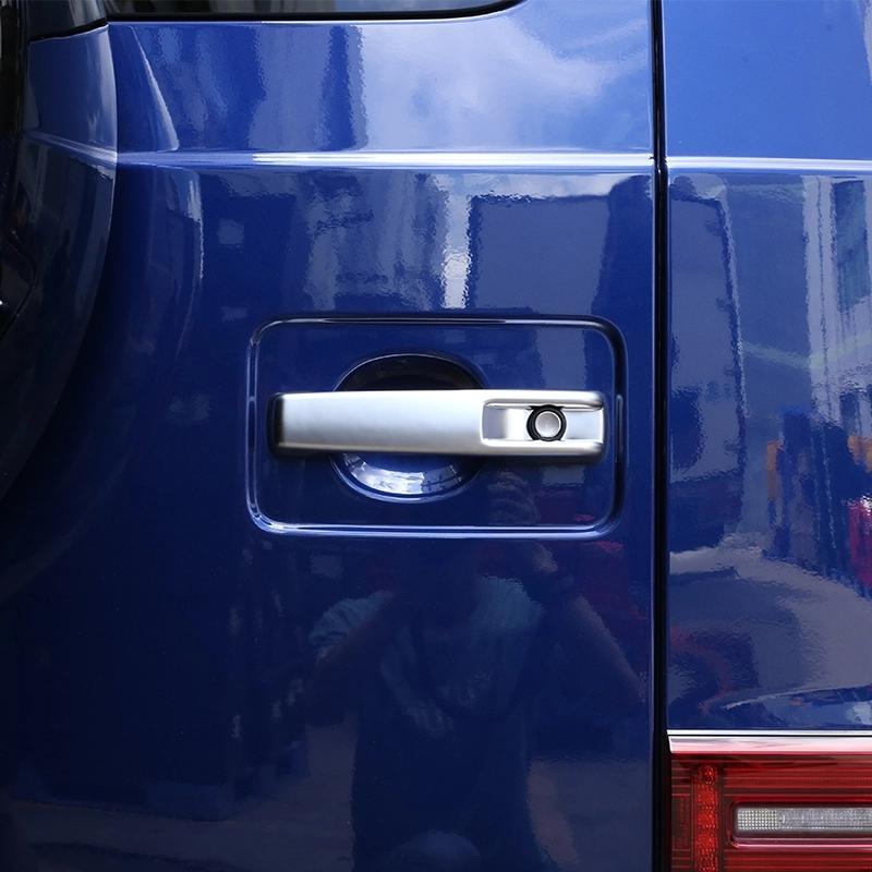 Für Mercedes-Benz G Klasse W463a W464 G65 G350 2004–21 ABS Chrom Auto Außentürgriffabdeckung Türschüssel Schutzabdeckungen