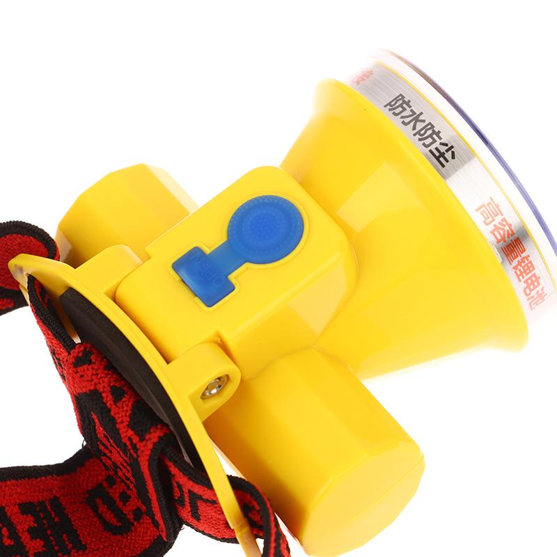 Outdoor am Kopf montierte LED Wasserdichte Gelbe Stirnlampe Leichtgewichtige Starklicht Taschenlampe Laterne Wiederaufladbares Campinglicht