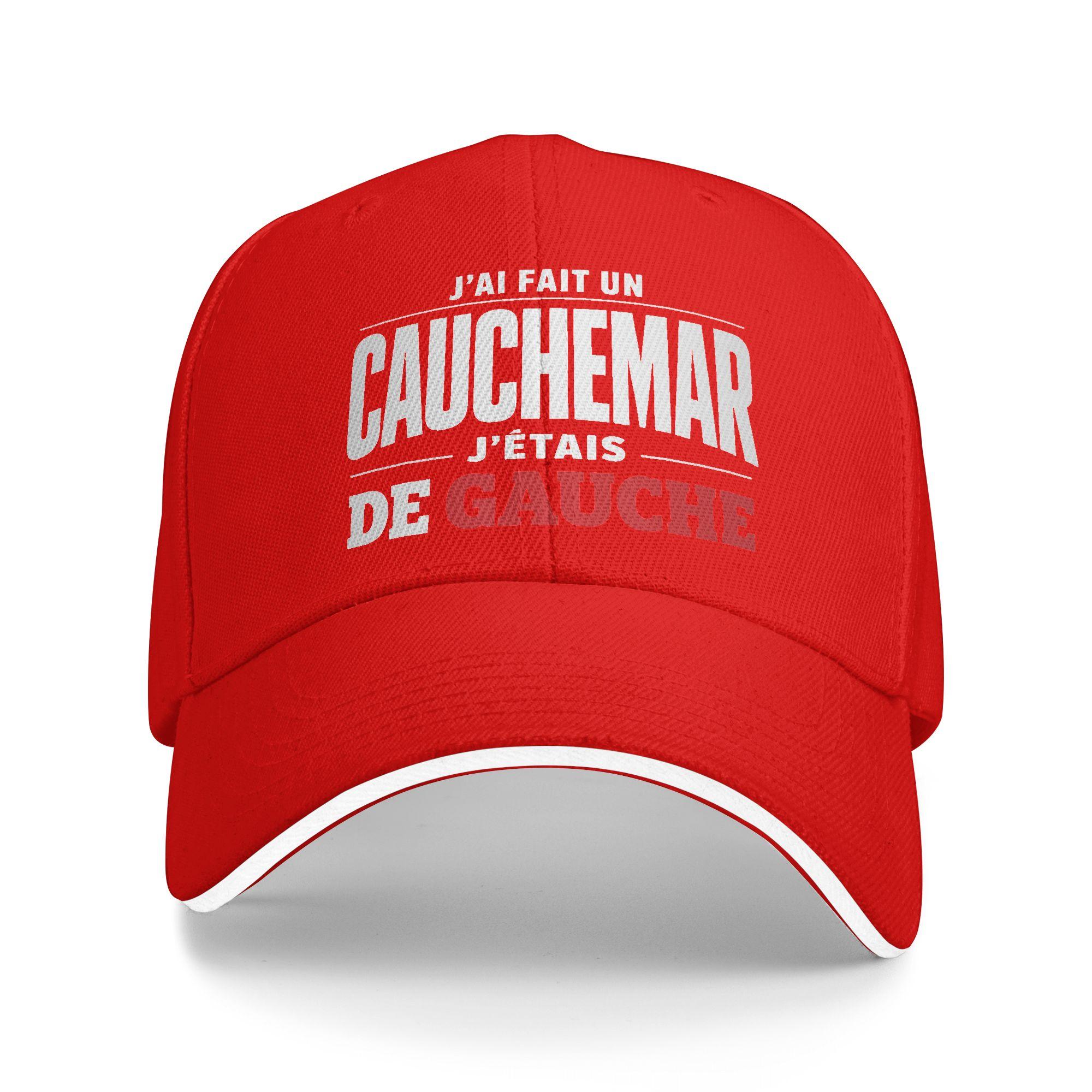 I Have Made A Nightmare I Was Left Humor Sandwich Baseball Cap Casual France Unisex Polyester Sun Cap Travel Adult Hats Adjustable