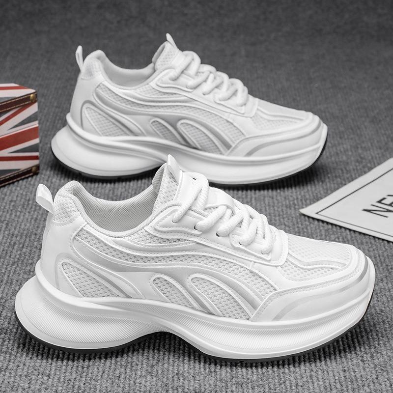Fashion Men's Sneakers Breathable Mesh Casual Shoes Platform Dad Shoes Youth Student Sneaker Outdoor Training Shoes for Men Tenis Hombre