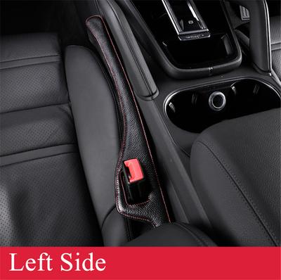 Pair Leather Car Seat Gap Filler Pockets Original Car Style Auto Seats Leak Stop Pad Soft Padding