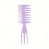 1pcs Men'S Retro Back Texture Comb, Pp Plastic Large Tooth Wide Tooth Oil Head Styling Special Hair Comb