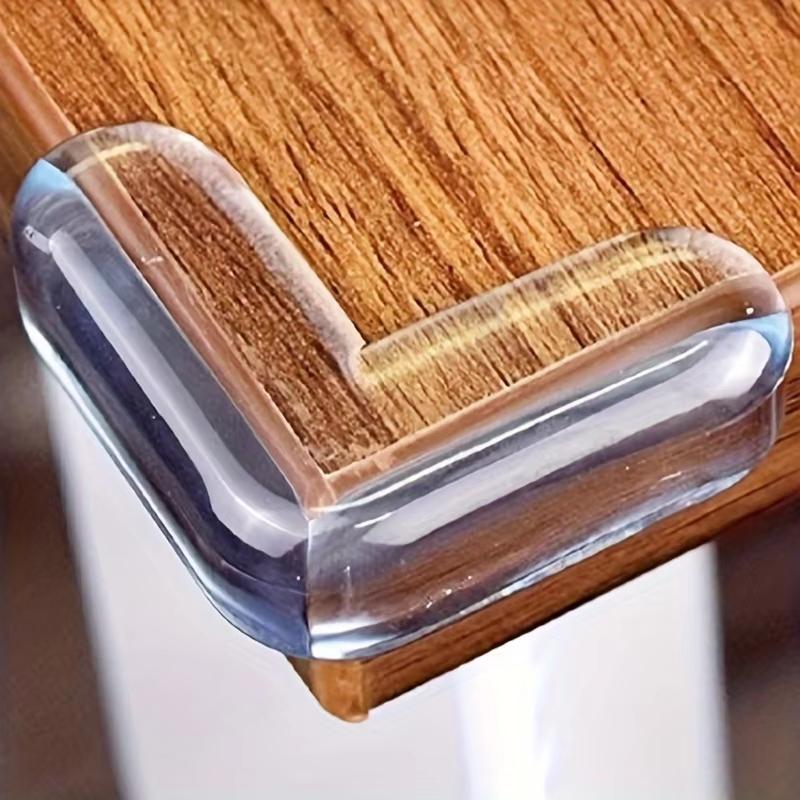 4-12Pc Baby Safety Soft Rubber Table Corner Protector Furniture Tea Table Cover Transparent Anti Children Collision Edge Guards