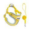 Escape Proof Pet Vest Leash Cartoon 3D Accessories Chest Back Rope for Teddy Dog Outdoor Walking Gear