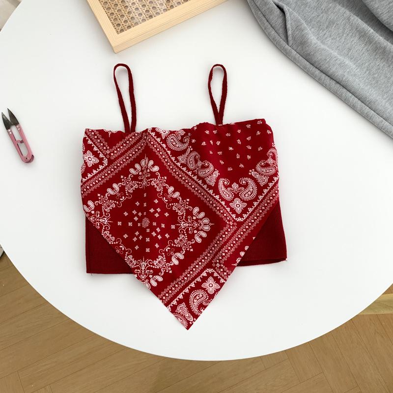 

Сексуальный вязаный топ на тонких бретелях в гонконгском стиле для женщин One Size