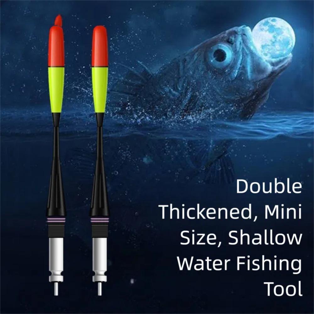 2pcs Ultra Sensitive Luminous Float Luminous Fishing Buoy Night Fishing Floa  Night Fishing