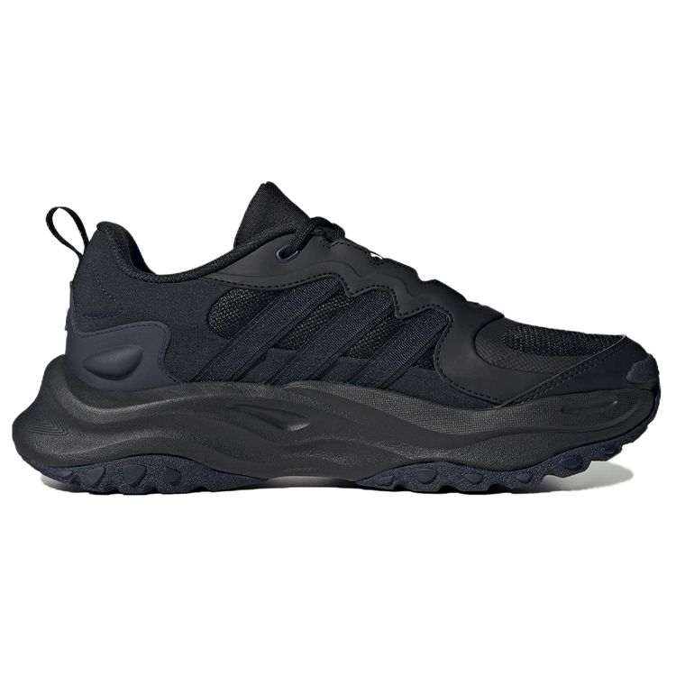 Adidas Maxxwavy Versatile Comfortable Fabric Low-Top Running Shoes Unisex Running Shoes Black IF8751