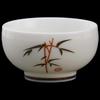 ZISIZ 'Tao Li Chun Feng' Mutton-Fat Jade Porcelain Tea Cups (Pair)