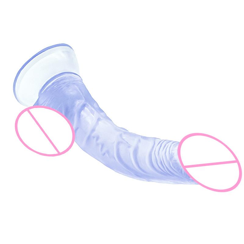 Upward Curved Dildo Sucker Female Simulation Dildo G-Spot Masturbation Fake Penis Male Anal Plugs