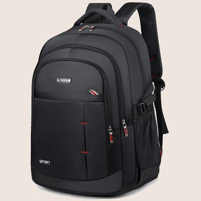 Laptop-Rucksack mit großem Fassungsvermögen - langlebiger, wasserdichter, stilvoller Unisex-Rucksack mit praktischen Fächern - ideal für Schule und Reisen