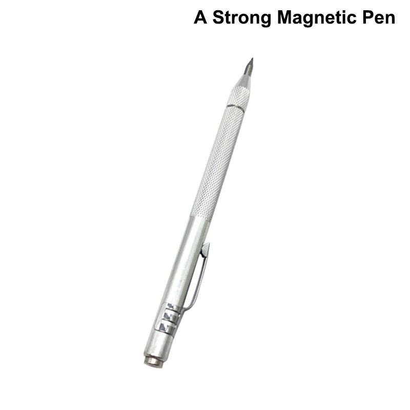 1/10/11Pcs Alloy Scribe Pen Carbide Scriber Pen Metal Wood Glass Tile Cutting Marker Pencil Metalworking Woodworking Hand Tools