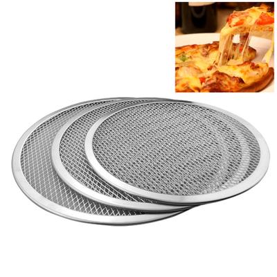 Aluminum Thicken Round Non-stick Net Pizza Mesh Pan Baking Tray Kitchen Tool