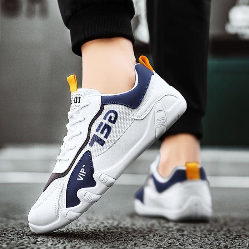 Men Casual Shoes Summer Breathable Work Sneakers Men Non Slip Canvas Walking Fltas Comfortabel Non Slip Skate Sneakers for Men
