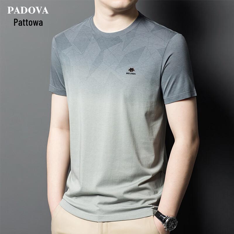 Patova Men s Gradient Plaid Cool-Touch Short Sleeve T-Shirt L