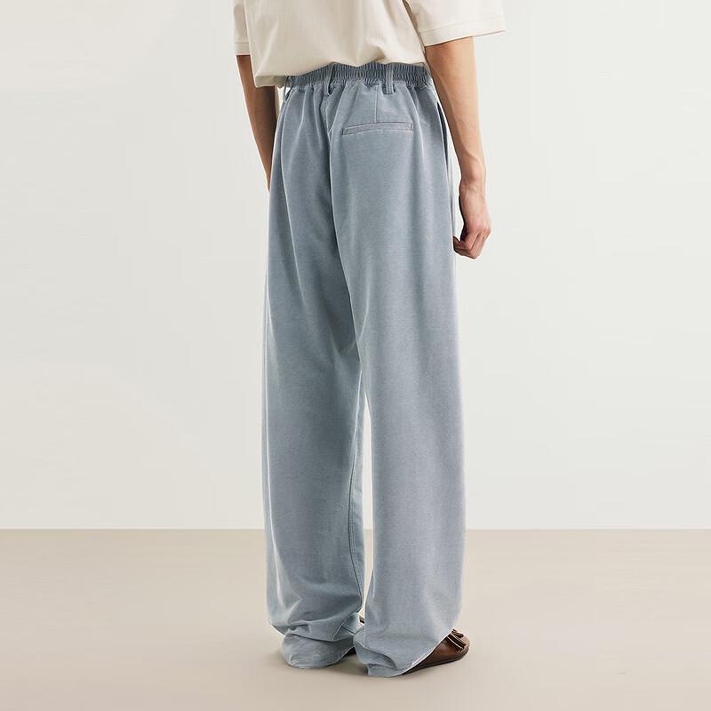 CROQUIS Men's 2025 Summer Curved Loose Denim Jeans