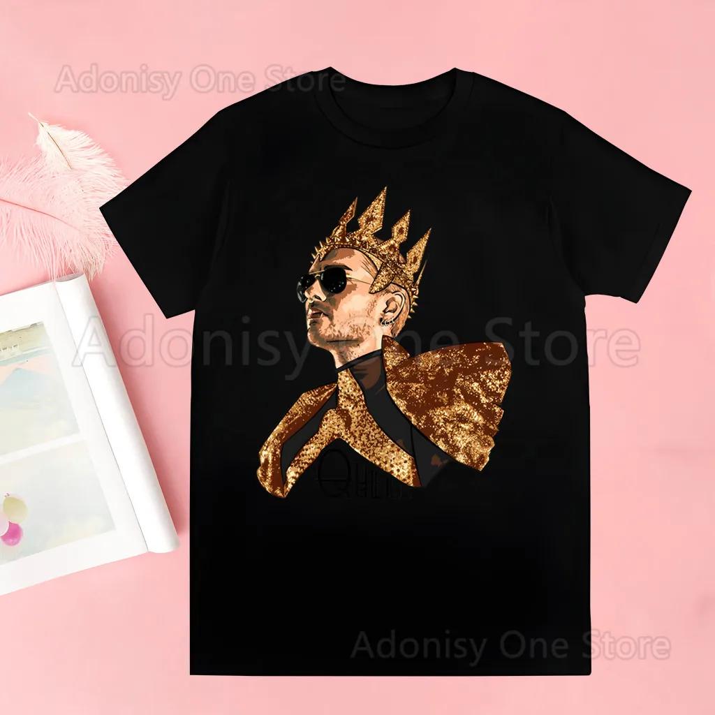 Rocková kapela Tokio Hotel Hudba Harajuku Potisk Unisex Tričko Unisex Ležérní košile Krátký rukáv Unisex Tričko Grafický potisk