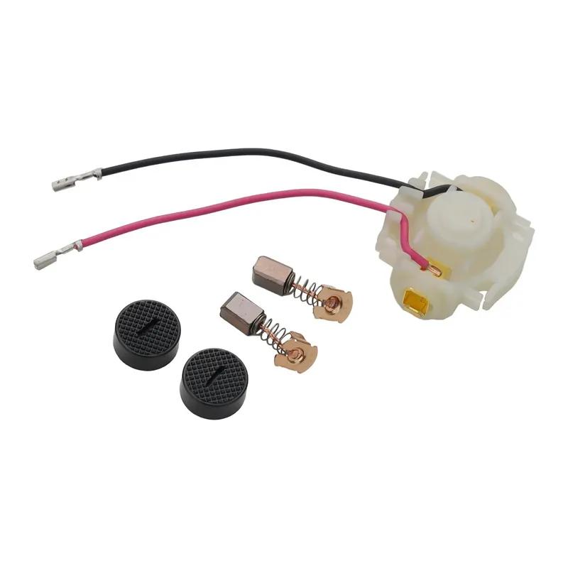 Brush Holder Cap Kit Carbon Brush Plastic+Metal Power Tools Accessories Replacement DGA452 DGA452REF For CB430 New
